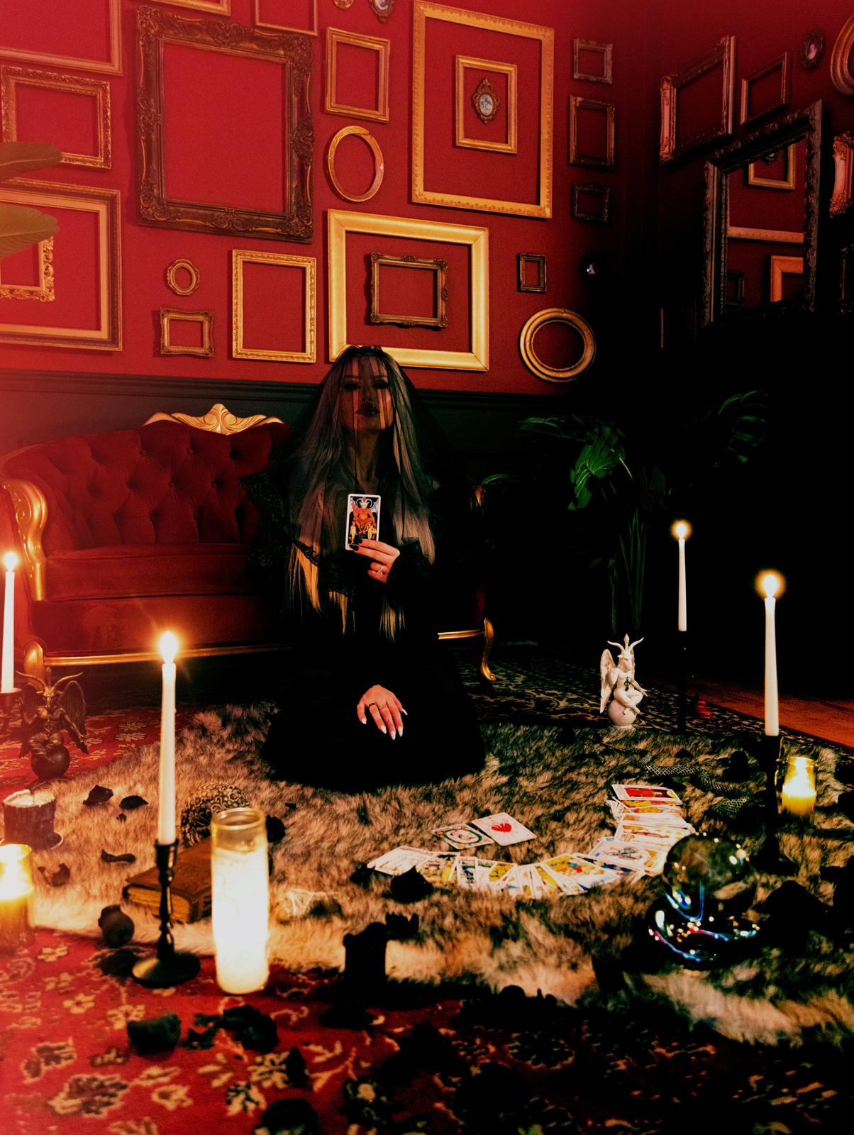 Spell work — candles, tarot, and intention